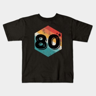 Vintage 1980 Retro Legendary, Birthday Kids T-Shirt